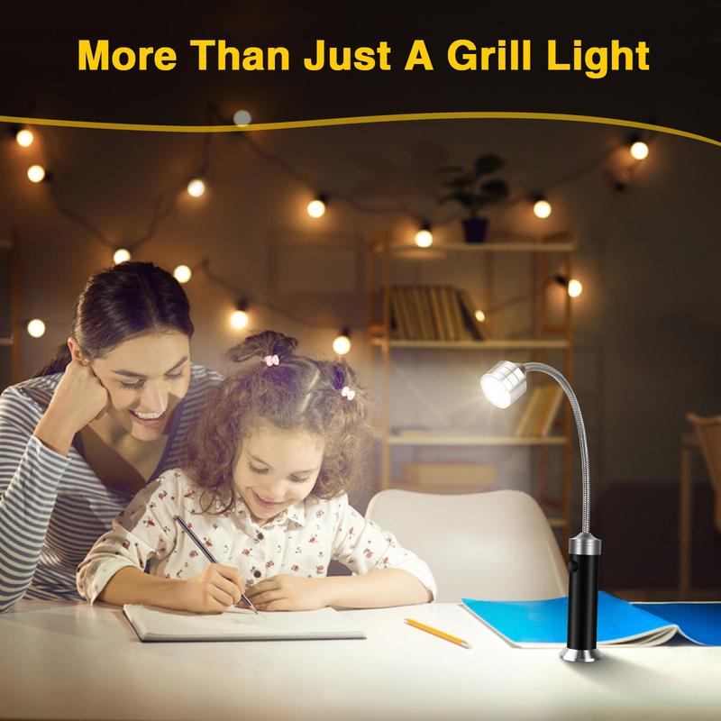 Magnetic Base Grill Lights – Ultra-Bright, Heat & Water Resistant Work Lamps (2-Pack)